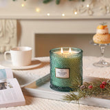 Frosted Cranberry Luxury Scented Candles - 19oz, 88hr Burn Time, Perfect Christmas Gifts for Women - Homesidy.com