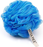MTDLYICE Loofah Sponge, XXL Large Loofah 100g 4 Pack, Bath Sponge Soft Mesh Shower Loofah for Men, Body Scrub, Shower Pouf Bath Accessories, for Body Wash, Soap (Blue Gray) - Homesidy.com