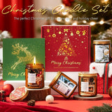 Christmas Candles Set, 4 Pack Xmas Scented Candles for Women, Winter Soy Candle for Home Scented Holiday Candle Gift Set, Christmas Gifts for Women Men Best Friends - Christmas Tree/Spice/Eve/Cookie - Homesidy.com