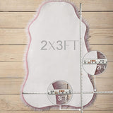 Ashler Faux Fur Rug, Fluffy White Small Sheepskin Rug, Ultra Soft 2x3 Ft Mat, Machine Washable Shag Mats, Nursery Throw for Bed, Living, Kids Room - Homesidy.com