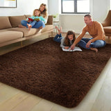 Ophanie Area Rugs for Living Room Bedroom, Upgrade Non - Slip Fluffy Soft Grey Shag Carpet, Indoor Floor Gray 4x6 Fuzzy Shaggy Living Room Plush Rug for Kids Home Dorm Decor Aesthetic - Homesidy.com