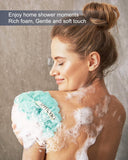 MTDLYICE Loofah Sponge, XXL Large Loofah 100g 4 Pack, Bath Sponge Soft Mesh Shower Loofah for Men, Body Scrub, Shower Pouf Bath Accessories, for Body Wash, Soap (Blue Gray) - Homesidy.com