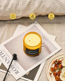 M&amp;SENSE Eucalyptus &amp; Mint Soy Candles for Home Scented, 11.6oz 70 Hour Burn Aromatherapy Candle Gift for Stress Relief, Meditation, Yoga, Relaxing SPA, Reusable Jar for Men and Women - Homesidy.com