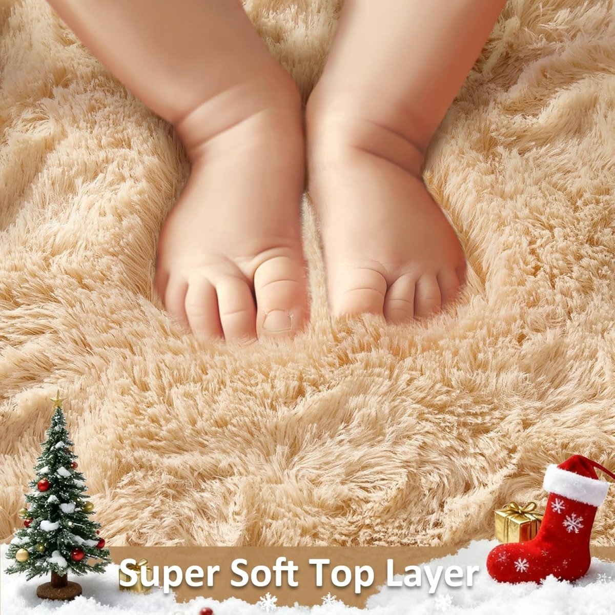 Ophanie Area Rugs for Living Room Bedroom, Upgrade Non - Slip Fluffy Soft Grey Shag Carpet, Indoor Floor Gray 4x6 Fuzzy Shaggy Living Room Plush Rug for Kids Home Dorm Decor Aesthetic - Homesidy.com