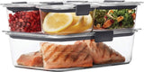 Rubbermaid Brilliance BPA - Free Airtight Food Storage Containers, 24 - Piece Set, Easy for Meal Prep, Lunch &amp; Leftovers - Homesidy.com