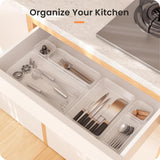 A - LuGei 【Military Grade Drawer Organizer, 【𝟱𝗦𝗶𝘇𝗲】 Makeup organizer, 【Holds 177 Items】 Bathroom Organizers and Storage, Organization and Storage, Desk Drawer Organizer for Bathroom Vanity - Homesidy.com