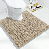 Yimobra Bathroom Rugs Non Slip Washable - Ultra Soft Absorbent Chenille Bath Mat, Quick Dry Shaggy Floor Carpet for Tub Shower, Gray Home Decor Accessories, 24x17 Inch - Homesidy.com