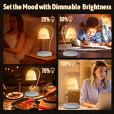 GEEZO Fragrance Candle Warmer Lamp，Electric Candle Warmer with Timer &amp; Dimmer，Mom Christmas Birthday Gifts for Women, House Warming Gifts New Home Bedroom Decor - Homesidy.com