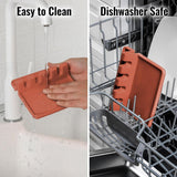 Zulay Kitchen Spoon Rest for Multiple Utensils High Heat - Resistant Silicone Drip Pad, BPA - Free Spoon Holder for Stove Top, Kitchen Gadget Holder for Ladles, Tongs, Cooking Spatula - Makes Great Gift - Homesidy.com