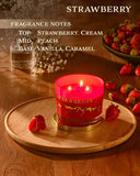 1771 Aromas Vanilla Scented Candles - 100% Natural Soy Wax - Large 3 Wick Jar Candle - Up to 50 Hours Burning Time - Candles for Home - Gift - Ready Candle for Men &amp; Women - Aromatherapy Candles - Homesidy.com