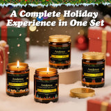 Christmas Candles - Christmas Spice Candle | 7 oz Soy Candles with Warm Cinnamon, Clove &amp; Nutmeg Aroma | Holiday Scented Candle, Cozy Winter Candle Gift for Men &amp; Women - Homesidy.com