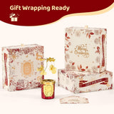 Christmas Gifts for Women, Unique Birthday Gifts for Women, Lavender Butterfly Rotating Scented Candles for Home Fragrance, Mom Birthday Gift from Daughter Son, Xmas Candle Gift for Sister Grandma - Homesidy.com