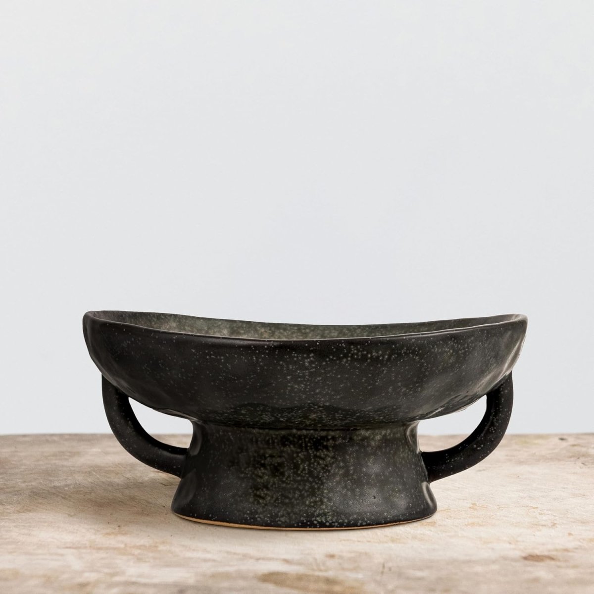 Creative Co - Op Stoneware Bowl w Reactive Glaze, White - Homesidy.com