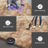 Shag Area Rugs for Bedroom Living Room,4X6 Ultra Soft Fluffy Area Rugs for Dorm, Indoor Carpet Nursery Rugs for Kids Girls Room Home Decor,Pink - Homesidy.com
