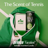 Ball Boy Tennis Scented Candle by Prince x Vacation Sunscreen, Premium Soy - Blend Wax, 65 - Hour Long Burning, Sport Gift for Women &amp; Men, 8 Oz. - Homesidy.com