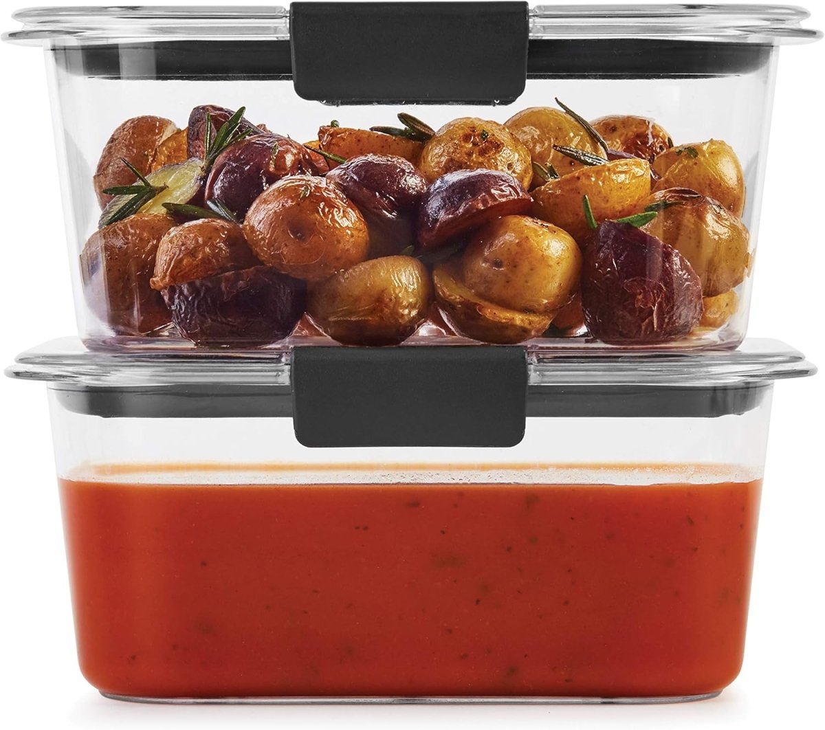 Rubbermaid Brilliance BPA - Free Airtight Food Storage Containers, 24 - Piece Set, Easy for Meal Prep, Lunch &amp; Leftovers - Homesidy.com