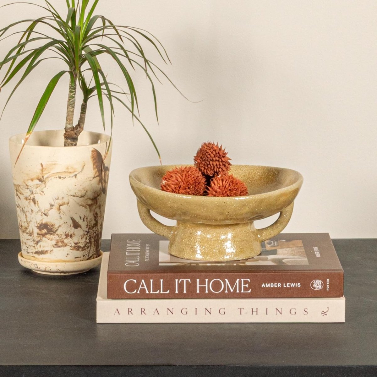 Creative Co - Op Stoneware Bowl w Reactive Glaze, White - Homesidy.com