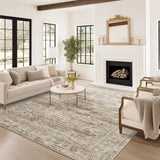 Soalmost Washable Area Rug 8x10, Large Soft Rugs for Living Room Vintage Beige Carpet 8x10 Area Rugs for Bedroom Dining Room Non - Slip Stain Resistant Under Table Rug - Homesidy.com