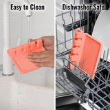 Zulay Kitchen Spoon Rest for Multiple Utensils High Heat - Resistant Silicone Drip Pad, BPA - Free Spoon Holder for Stove Top, Kitchen Gadget Holder for Ladles, Tongs, Cooking Spatula - Makes Great Gift - Homesidy.com