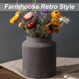 Rustic Vases for Home Decor. Ceramic Vase for Dining Table Decor. Terracotta Decorative Vase 6.1IN. ZSHLXM - Homesidy.com