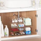 Vtopmart Stackable Storage Drawers Set of 5, Clear Plastic Organizer Bins for Baby Bottle, Beauty Supplies Storage, Ideal for Kichen Countertop, Vanity, Bathroom, Cabinet, Pantry Organization - Homesidy.com