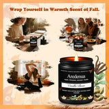 Christmas Candles - Christmas Spice Candle | 7 oz Soy Candles with Warm Cinnamon, Clove &amp; Nutmeg Aroma | Holiday Scented Candle, Cozy Winter Candle Gift for Men &amp; Women - Homesidy.com