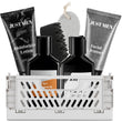 Gift Baskets for Men - 7 Pcs Mens Body Wash &amp; Skin Care Kit | All - in - One Grooming &amp; Bath Gift Set with Cedrus Atlantica Scent | Birthday &amp; Christmas Gifts for Men, Husband, Boyfriend, Brother, Father - Homesidy.com