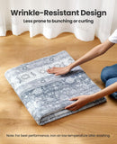 AMADA HOMEFURNISHING 8x10 Washable Area Rug, Low - Profile Large Area Rug with Non - Slip Backing &amp; Durable Edge Binding, Vintage Large Rugs for Living Room, Bedroom, Dinning Room - Homesidy.com