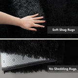 Shag Area Rugs for Bedroom Living Room,4X6 Ultra Soft Fluffy Area Rugs for Dorm, Indoor Carpet Nursery Rugs for Kids Girls Room Home Decor,Pink - Homesidy.com