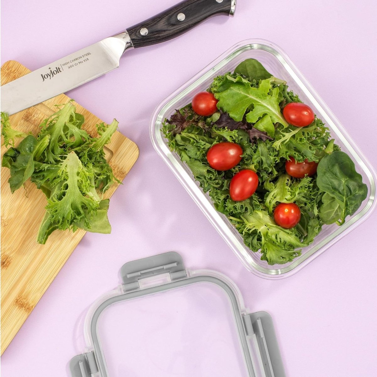 JoyJolt 24pc Borosilicate Glass Storage Containers with Lids | 12 Airtight/Freezer Safe Food Storage Containers for Pantry and Kitchen | Meal Prep Container for Lunch | Glass Tupperware Set - Homesidy.com