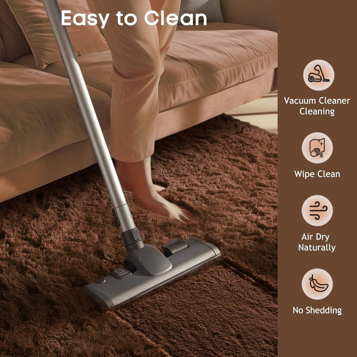 Ophanie Area Rugs for Living Room Bedroom, Upgrade Non - Slip Fluffy Soft Grey Shag Carpet, Indoor Floor Gray 4x6 Fuzzy Shaggy Living Room Plush Rug for Kids Home Dorm Decor Aesthetic - Homesidy.com