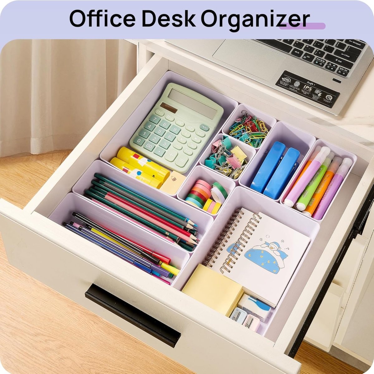 Vtopmart 25 PCS Clear Plastic Drawer Organizers Set, 4 - Size Versatile Bathroom and Vanity Drawer Organizer Trays, Storage Bins for Makeup, Bedroom, Kitchen Gadgets Utensils and Office - Homesidy.com