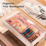 A - LuGei 【Military Grade Drawer Organizer, 【𝟱𝗦𝗶𝘇𝗲】 Makeup organizer, 【Holds 177 Items】 Bathroom Organizers and Storage, Organization and Storage, Desk Drawer Organizer for Bathroom Vanity - Homesidy.com