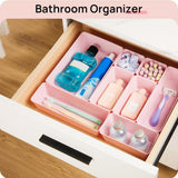 Vtopmart 25 PCS Clear Plastic Drawer Organizers Set, 4 - Size Versatile Bathroom and Vanity Drawer Organizer Trays, Storage Bins for Makeup, Bedroom, Kitchen Gadgets Utensils and Office - Homesidy.com