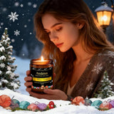 Christmas Candles - Christmas Spice Candle | 7 oz Soy Candles with Warm Cinnamon, Clove &amp; Nutmeg Aroma | Holiday Scented Candle, Cozy Winter Candle Gift for Men &amp; Women - Homesidy.com