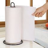 Paper Towel Holder Countertop, OBODING, Kitchen Paper Towel Stand Holder for Kitchen Organization and Storage, Paper Towel Holders for Standard and Large Size Rolls (Black) - Homesidy.com