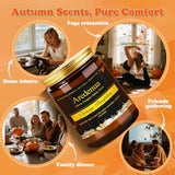 Christmas Candles - Christmas Spice Candle | 7 oz Soy Candles with Warm Cinnamon, Clove &amp; Nutmeg Aroma | Holiday Scented Candle, Cozy Winter Candle Gift for Men &amp; Women - Homesidy.com