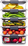 Rubbermaid Brilliance BPA - Free Airtight Food Storage Containers, 24 - Piece Set, Easy for Meal Prep, Lunch &amp; Leftovers - Homesidy.com