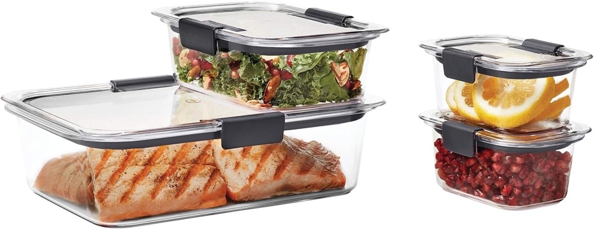 Rubbermaid Brilliance BPA - Free Airtight Food Storage Containers, 24 - Piece Set, Easy for Meal Prep, Lunch &amp; Leftovers - Homesidy.com