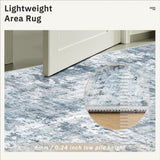 Soalmost Washable Area Rug 8x10, Large Soft Rugs for Living Room Vintage Beige Carpet 8x10 Area Rugs for Bedroom Dining Room Non - Slip Stain Resistant Under Table Rug - Homesidy.com