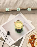 M&amp;SENSE Eucalyptus &amp; Mint Soy Candles for Home Scented, 11.6oz 70 Hour Burn Aromatherapy Candle Gift for Stress Relief, Meditation, Yoga, Relaxing SPA, Reusable Jar for Men and Women - Homesidy.com
