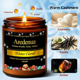 Christmas Candles - Christmas Spice Candle | 7 oz Soy Candles with Warm Cinnamon, Clove &amp; Nutmeg Aroma | Holiday Scented Candle, Cozy Winter Candle Gift for Men &amp; Women - Homesidy.com