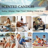Vanilla Coconut Candle, Scented Candle for Home Soy Wax Candle, Aromatherapy Candle Gift for Women Men, 7oz - Homesidy.com