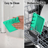 Zulay Kitchen Spoon Rest for Multiple Utensils High Heat - Resistant Silicone Drip Pad, BPA - Free Spoon Holder for Stove Top, Kitchen Gadget Holder for Ladles, Tongs, Cooking Spatula - Makes Great Gift - Homesidy.com