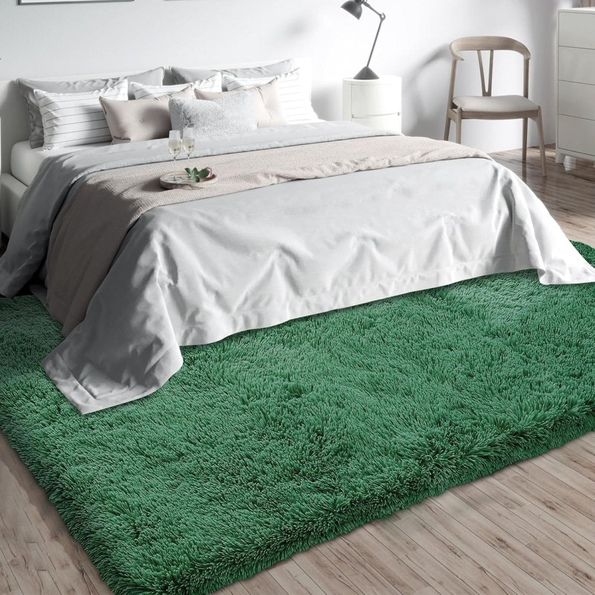 Shag Area Rugs for Bedroom Living Room,4X6 Ultra Soft Fluffy Area Rugs for Dorm, Indoor Carpet Nursery Rugs for Kids Girls Room Home Decor,Pink - Homesidy.com