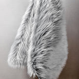 Ashler Faux Fur Rug, Fluffy White Small Sheepskin Rug, Ultra Soft 2x3 Ft Mat, Machine Washable Shag Mats, Nursery Throw for Bed, Living, Kids Room - Homesidy.com