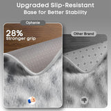 Ophanie Area Rugs for Living Room Bedroom, Upgrade Non - Slip Fluffy Soft Grey Shag Carpet, Indoor Floor Gray 4x6 Fuzzy Shaggy Living Room Plush Rug for Kids Home Dorm Decor Aesthetic - Homesidy.com