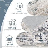 Area Rugs 6x9 Living Room: Washable Rug Modern Abstract Large Rug Soft Non Slip Neutral Rugs Stain Resistant Indoor Carpet for Bedroom Kitchen Dining Room Table Nursery Home Office Rugs(Beige,6x9) - Homesidy.com