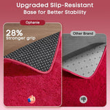 Ophanie Area Rugs for Living Room Bedroom, Upgrade Non - Slip Fluffy Soft Grey Shag Carpet, Indoor Floor Gray 4x6 Fuzzy Shaggy Living Room Plush Rug for Kids Home Dorm Decor Aesthetic - Homesidy.com