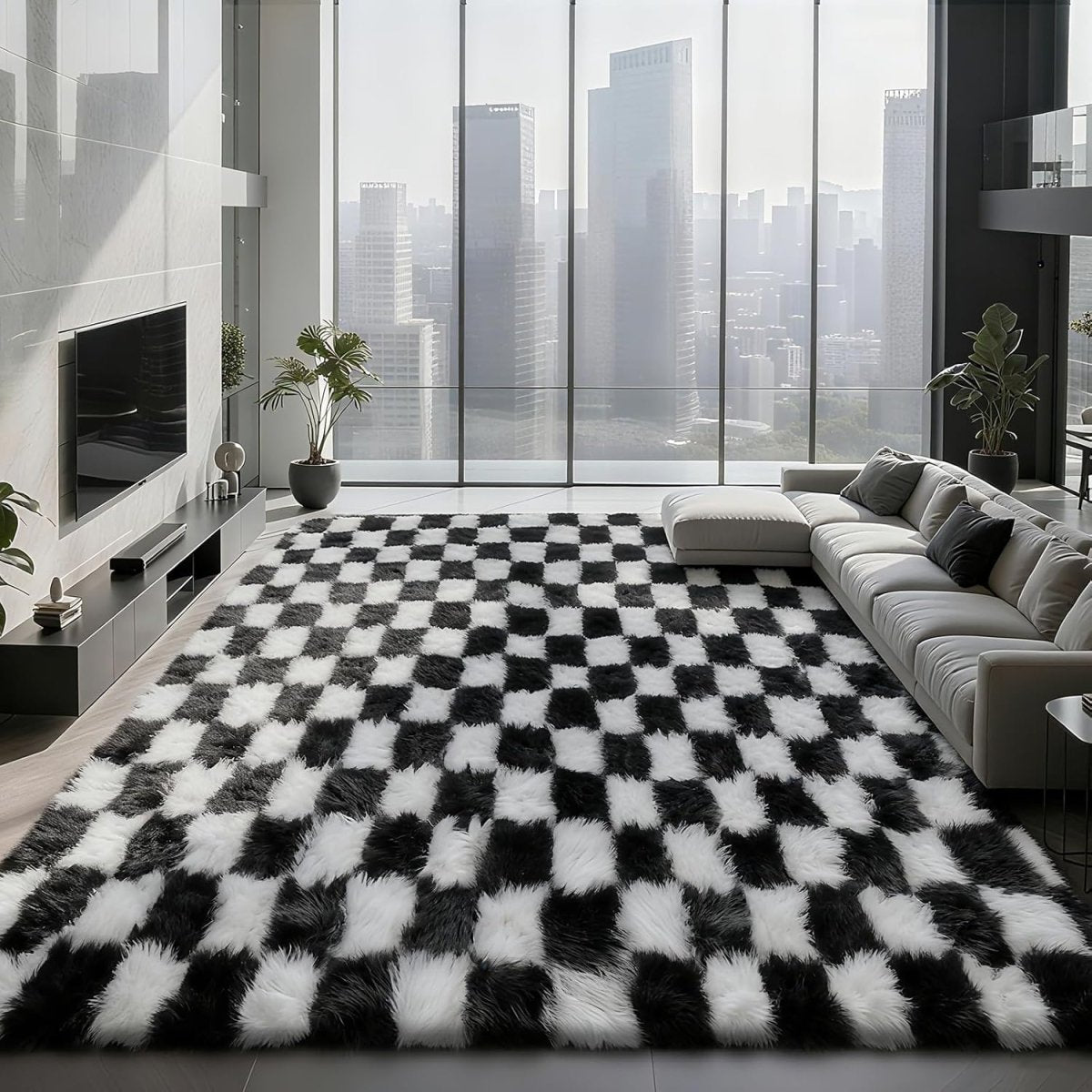 Shag Area Rugs for Bedroom Living Room,4X6 Ultra Soft Fluffy Area Rugs for Dorm, Indoor Carpet Nursery Rugs for Kids Girls Room Home Decor,Pink - Homesidy.com